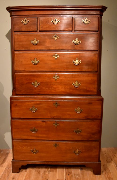 A Handsome George III Mahogany Tallboy