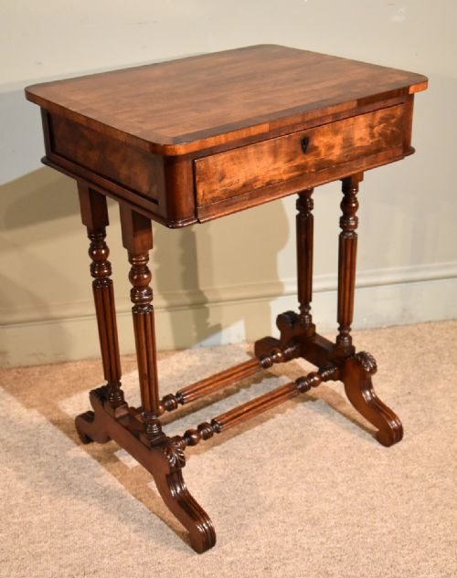 An Excellent Quality Regency Mahogany Work Table