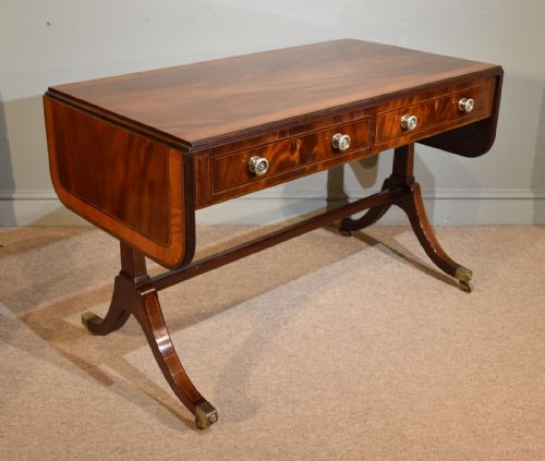 A Fine Regency Mahogany Sofa Table