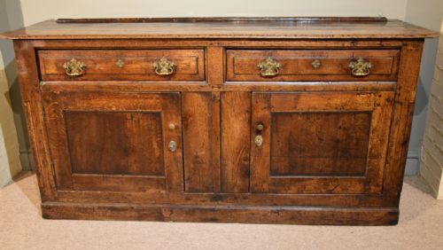 An Elegant George III Oak Dresser Base