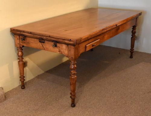 fig 1. French Farmhouse Table Dining Table Cherrywood Large