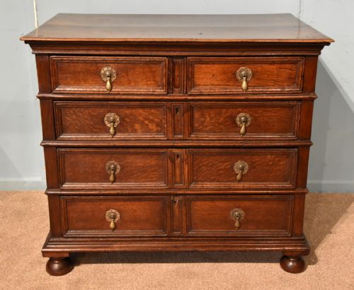 A Superb Late 17th Century Oak Chest of Drawers
