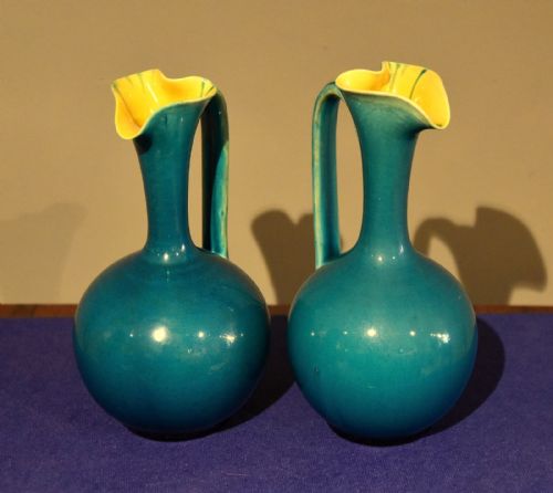 Pair of Art Nouveau Linthorpe Ewers Vases