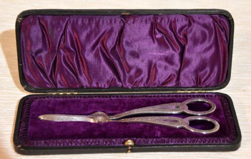 Silver Grape Scissors