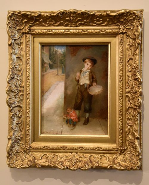 "Street Musicians" by Augustus Edwin Mulready