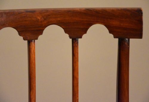 A BEAUTIFUL SET OF EIGHT ROSEWOOD DINING CHAIRS - ADDITIONAL PHOTO 7