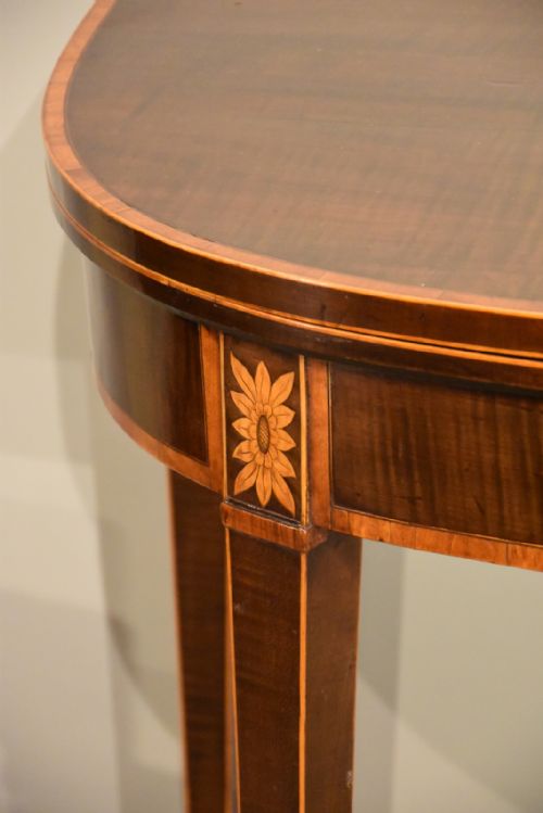 A FINE LATE 18TH CENTURY HAREWOOD CARD TABLE - ADDITIONAL PHOTO 5