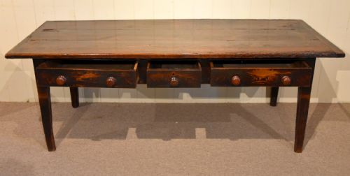 FARMHOUSE TABLE FROM DEVON ASH PARLOURDAIRY - ADDITIONAL PHOTO 1