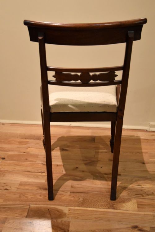 AN SET OF SIX REGENCY MAHOGANY DINING CHAIRS - ADDITIONAL PHOTO 6