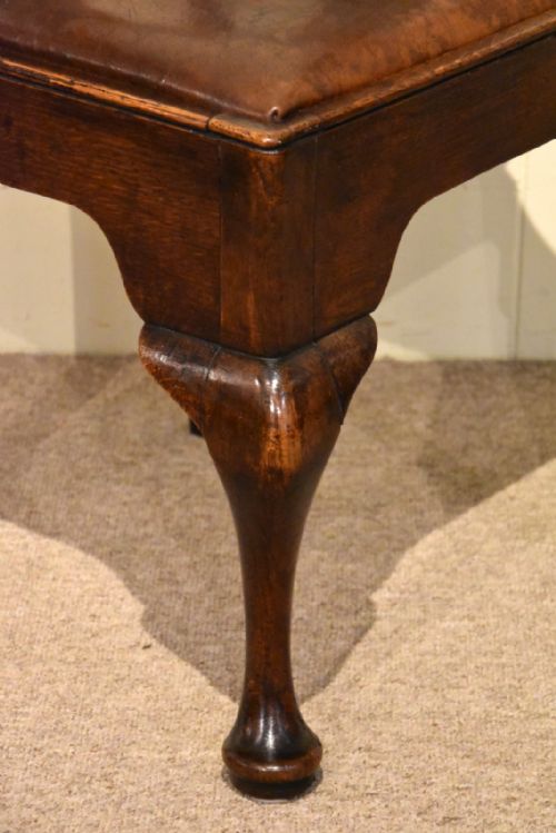 A GOOD GEORGE II OAK CORNER CHAIR - ADDITIONAL PHOTO 5