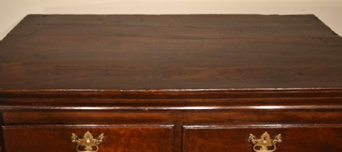 A HANDSOME OAK CHEST ON STAND - ADDITIONAL PHOTO 6