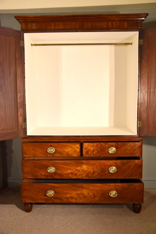 LINEN PRESS ELEGANT GEORGE III MAHOGANY - ADDITIONAL PHOTO 2