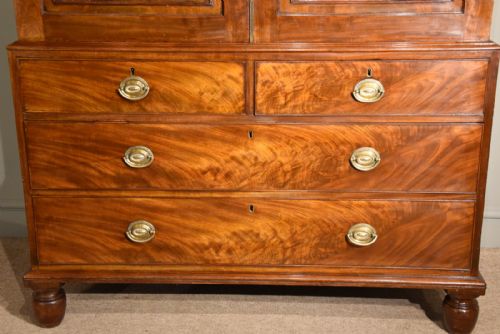 LINEN PRESS ELEGANT GEORGE III MAHOGANY - ADDITIONAL PHOTO 3