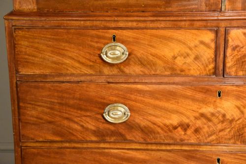 LINEN PRESS ELEGANT GEORGE III MAHOGANY - ADDITIONAL PHOTO 4