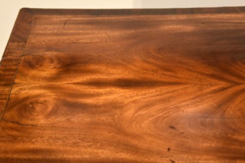 GEORGE III MAHOGANY CHEST OF DRAWERS - ADDITIONAL PHOTO 7