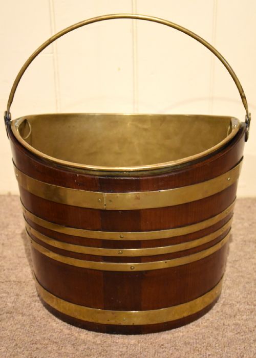 TWO SIMILAR EARLY 19TH CENTURY OYSTER BUCKETS - ADDITIONAL PHOTO 3