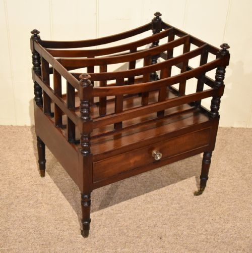 CANTERBURY ELEGANT REGENCY PERIOD MAHOGANY - ADDITIONAL PHOTO 1