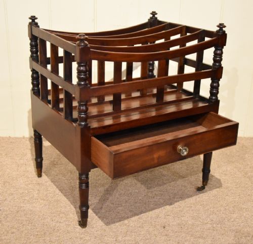 CANTERBURY ELEGANT REGENCY PERIOD MAHOGANY - ADDITIONAL PHOTO 2