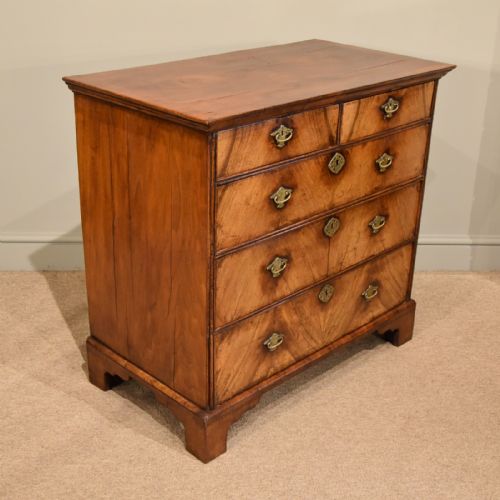 CHEST OF DRAWERS GEORGE II WALNUT - ADDITIONAL PHOTO 1
