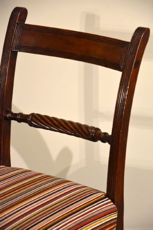 DINING CHAIRS A SET OF SIX FROM THE REGENCY PERIOD - ADDITIONAL PHOTO 3
