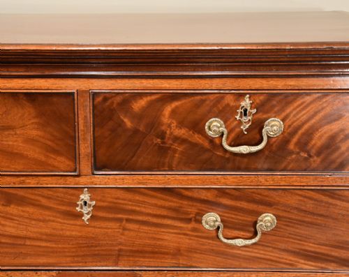 TALL CHEST OF DRAWERS GEORGE III CHIPPENDALE STYLE - ADDITIONAL PHOTO 6