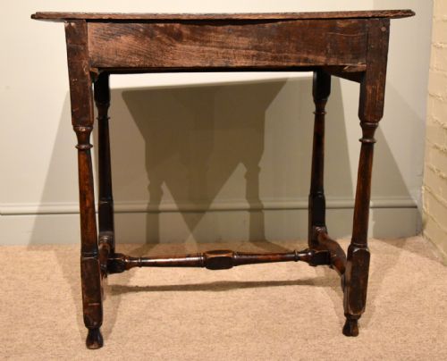 SIDE TABLE OF ELM AND ASH FROM EARLY 18TH CENTURY - ADDITIONAL PHOTO 5