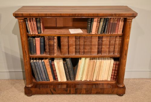 OPEN BOOKCASE OF ROSEWOOD WILLIAM IV - ADDITIONAL PHOTO 1