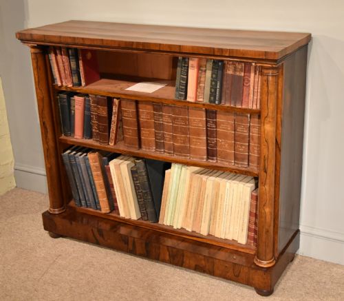 OPEN BOOKCASE OF ROSEWOOD WILLIAM IV - ADDITIONAL PHOTO 2