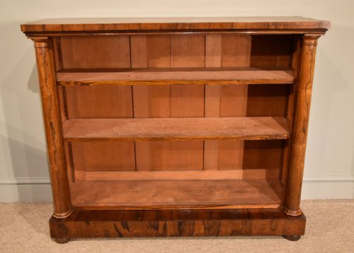 OPEN BOOKCASE OF ROSEWOOD WILLIAM IV - ADDITIONAL PHOTO 3