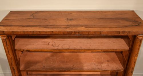 OPEN BOOKCASE OF ROSEWOOD WILLIAM IV - ADDITIONAL PHOTO 4