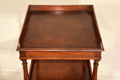 GEORGE III WHATNOT WITH DRAWER - ADDITIONAL PHOTO 4