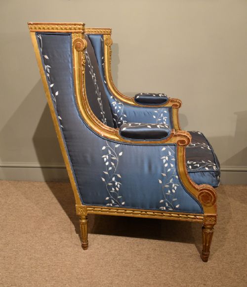 FRENCH ARMCHAIR LOUIS XVI 19TH CENTURY - ADDITIONAL PHOTO 2