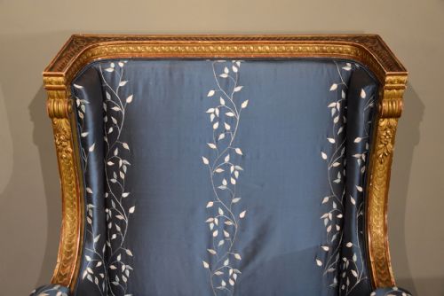 FRENCH ARMCHAIR LOUIS XVI 19TH CENTURY - ADDITIONAL PHOTO 4