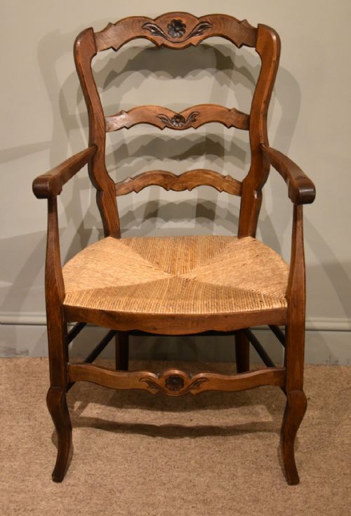 FRENCH CARVED DINING CHAIRS SET OF EIGHT SUPERB CONDITION - ADDITIONAL PHOTO 1