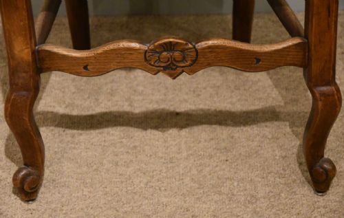 FRENCH CARVED DINING CHAIRS SET OF EIGHT SUPERB CONDITION - ADDITIONAL PHOTO 8