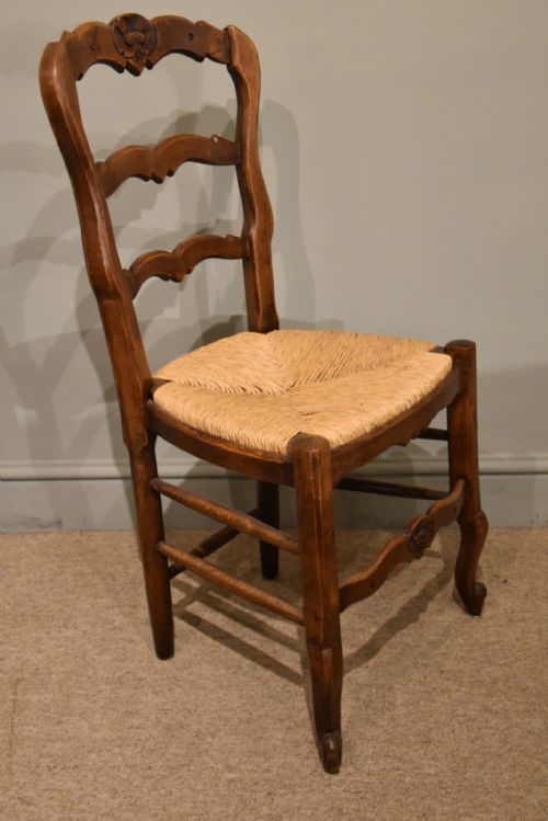 FRENCH CARVED DINING CHAIRS SET OF EIGHT SUPERB CONDITION - ADDITIONAL PHOTO 9