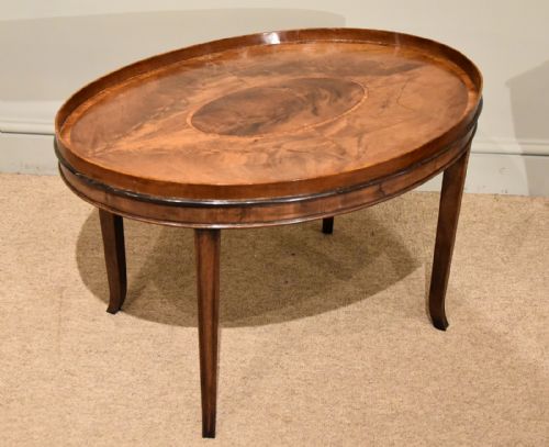 GEORGIAN OVAL TRAY ON STAND - ADDITIONAL PHOTO 3