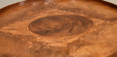 GEORGIAN OVAL TRAY ON STAND - ADDITIONAL PHOTO 4