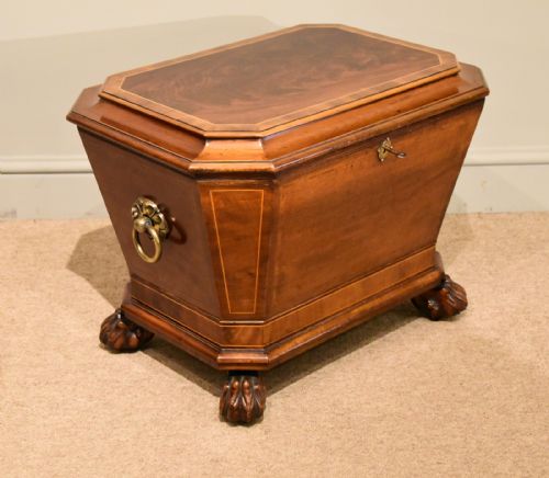 regency sarcophagus wine cooler - CATEGORY: ANTIQUE MISCELLANEOUS - DATED 19TH CENTURY