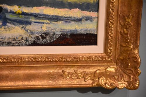 MARIGOLDS OIL PAINTING BY GEOFFREY CHATTEN - ADDITIONAL PHOTO 3