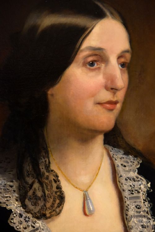 JANE LADY LURGAN OIL PAINTING BY HENRY WEIGALL JUNIOR - ADDITIONAL PHOTO 3