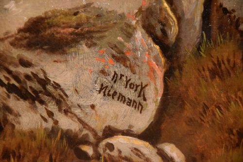 NEAR YORK OIL PAINTING BY EDWARD NIEMANN - ADDITIONAL PHOTO 4