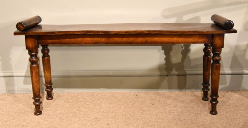 19TH CENTURY ELM WINDOW SEAT - ADDITIONAL PHOTO 1