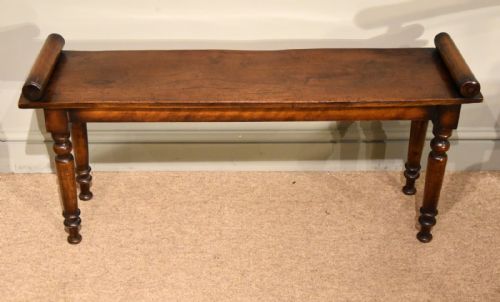 19TH CENTURY ELM WINDOW SEAT - ADDITIONAL PHOTO 3