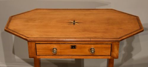 DUTCH SATINWOOD OCCASIONAL SIDE TABLE - ADDITIONAL PHOTO 3