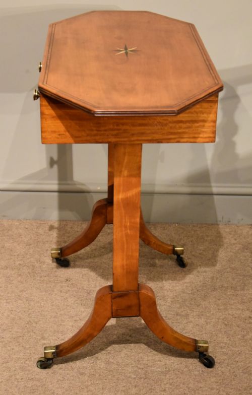 DUTCH SATINWOOD OCCASIONAL SIDE TABLE - ADDITIONAL PHOTO 4