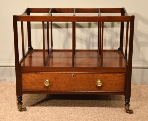 A REGENCY PERIOD MAHOGANY CANTERBURY - ADDITIONAL PHOTO 1