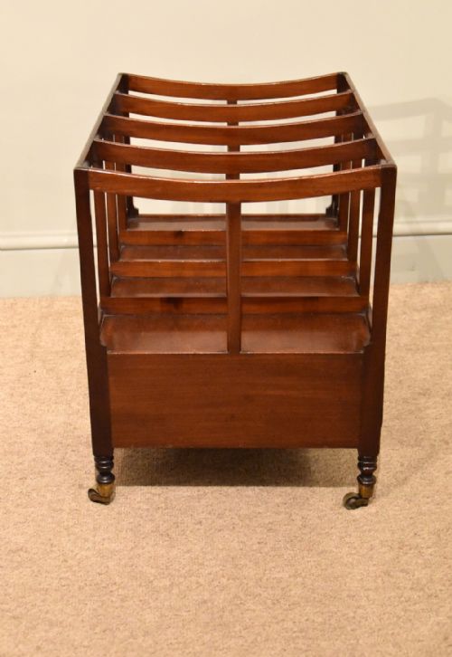 A REGENCY PERIOD MAHOGANY CANTERBURY - ADDITIONAL PHOTO 4