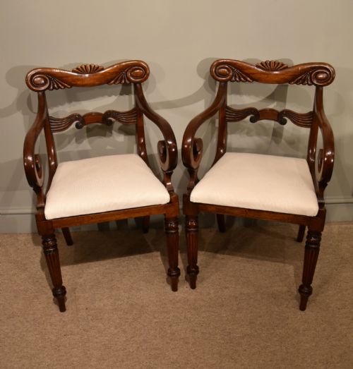 REGENCY DINING CHAIRS SET OF TEN - ADDITIONAL PHOTO 5