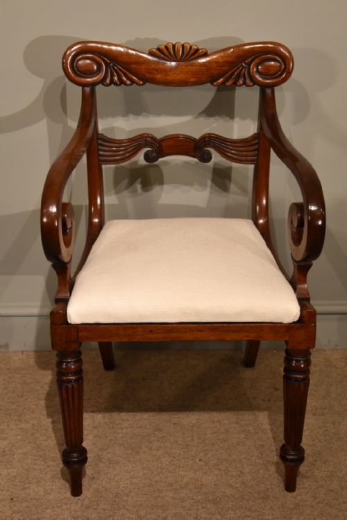 REGENCY DINING CHAIRS SET OF TEN - ADDITIONAL PHOTO 6